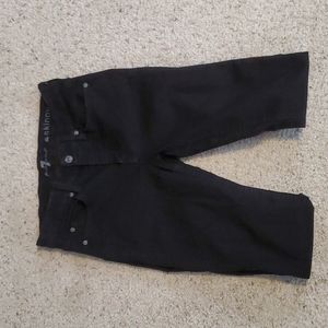 7 For All Mankind Black Skinny Jeans Sz 30